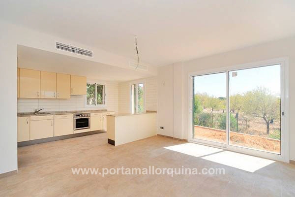 Cocina abierta y salón