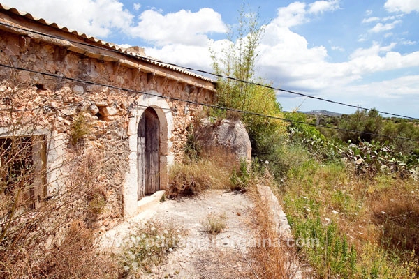 Vista de la ruina