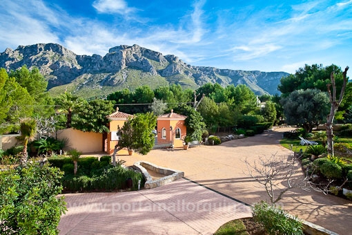 Pintorescas afueras de la residencia