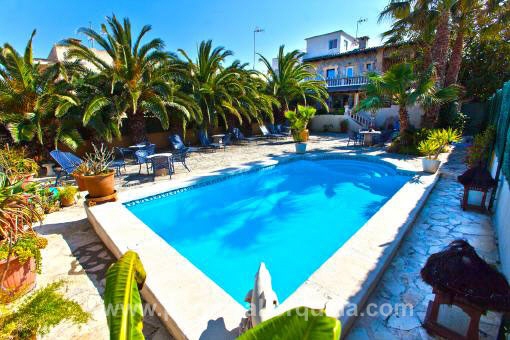 Piscina con mucha privacidad