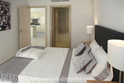 Sala de estar con cocina abierta