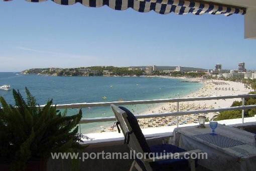 Vistas hacia Cala Vinyas