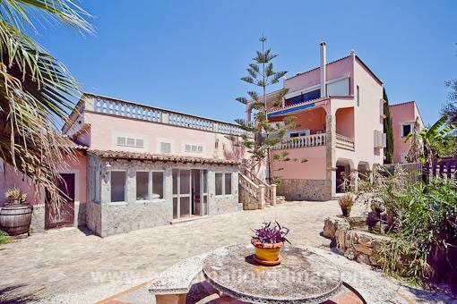 Vista de la villa
