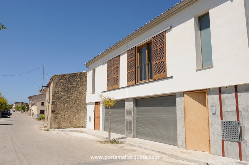 Vista de la casa de la calle
