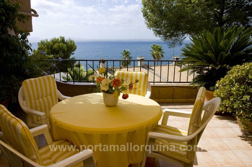 Terraza con vistas fantásticas al mar