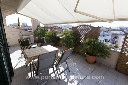 Otra vista de la terraza de la azotea