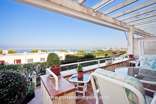 Terraza con vistas fantásticas al mar