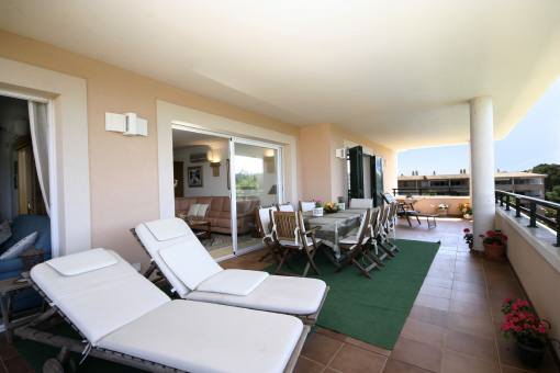 Terraza cubierta