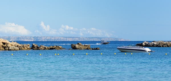 Vistas al mar desde Puerto Portals.