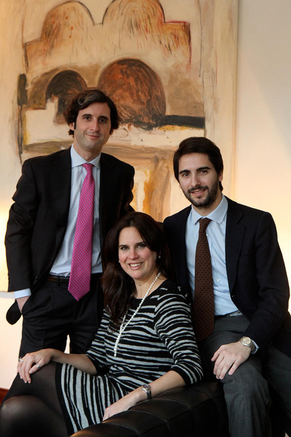 Daniel Olabarria Vaquero, Francisca Buchner, Gabriel Buades Castella (de izquierda a derecha)