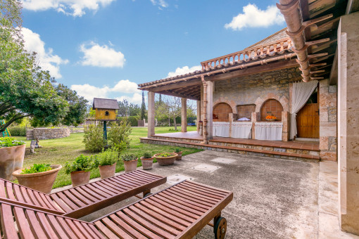 Segunda terraza para tomar el sol