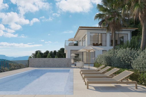 Villa de lujo de nueva construcción y vistas al mar en Galilea