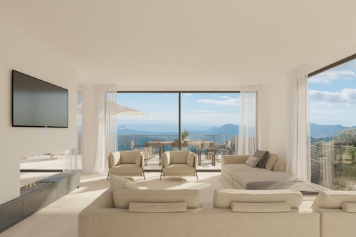 Salón con vista panorámicas