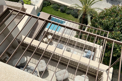 Vista a la piscina