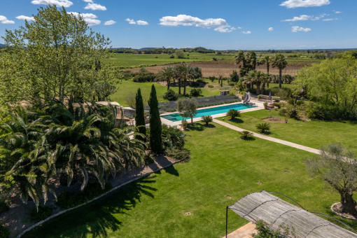 Finca con vistas a la lejanía