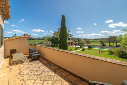 Terraza con vistas