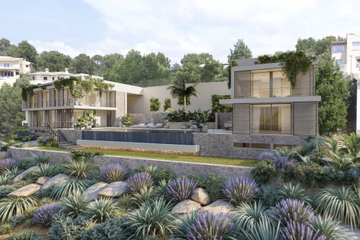 Villa nueva con oasis mediterráneo