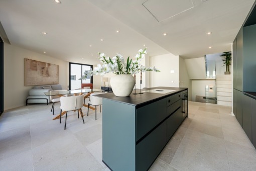 Cocina abierta / zona de estar