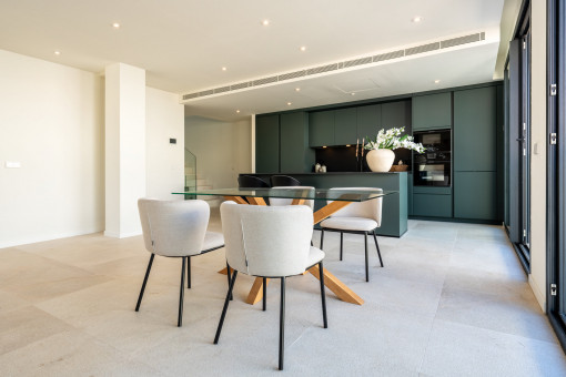 Cocina abierta / zona de estar