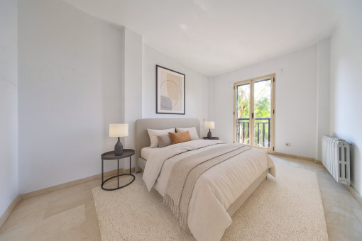 Uno de tres dormitorios