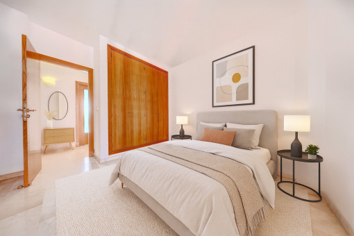 Uno de tres dormitorios