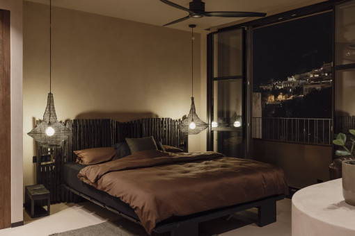 Dormitorio con vistas 