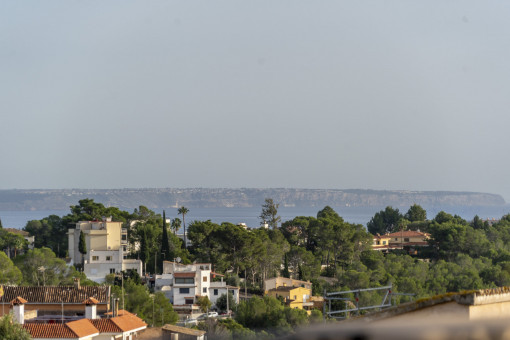 Vistas desde la terraza en la azotea 