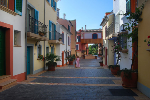 Paisaje urbano en la comunidad cerrada