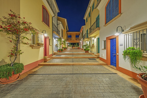 Paisaje urbano en la comunidad cerrada