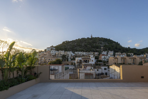 Terraza privada en la azotea