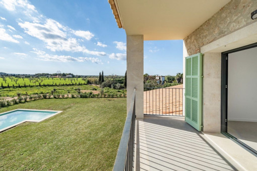 Terraza del dormitorio principal en la primera planta
