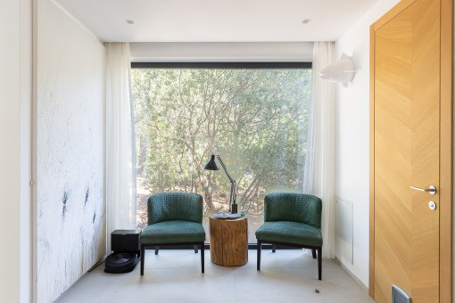 Área de estar acogedora