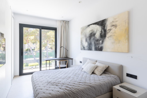 Uno de los dormitorios