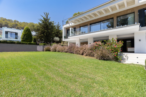 Jardín bien cuidado