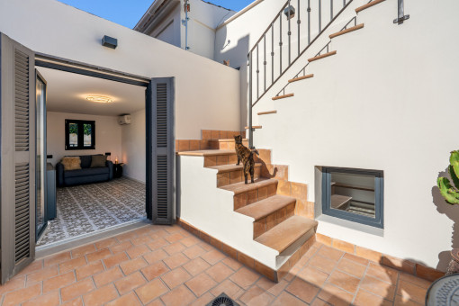 Terraza frente al dormitorio