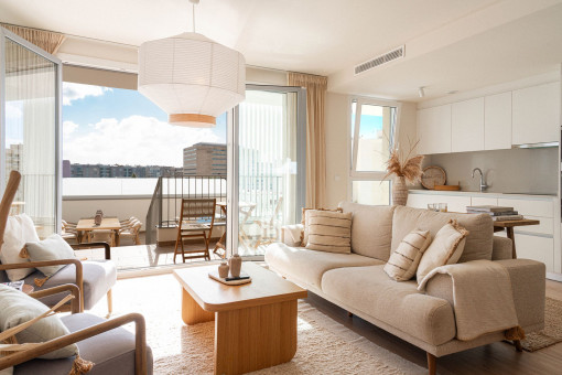 Comedor y salón abierto