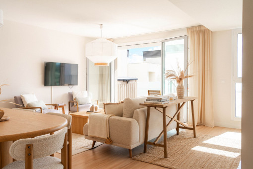 Comedor y salón abierto