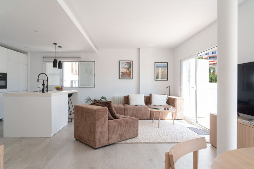 Zona De Estar-Comedor Abierta