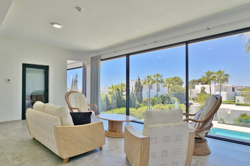 Sala de estar en el piso superior