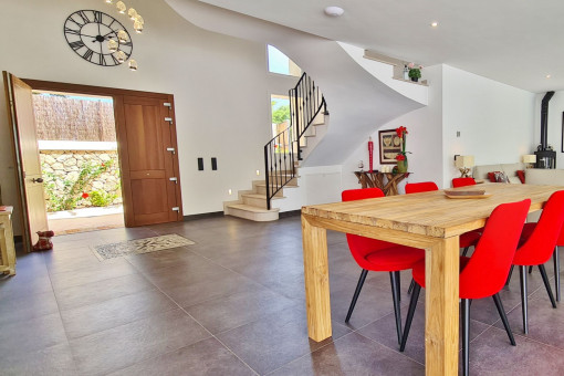 Sala de estar abierta