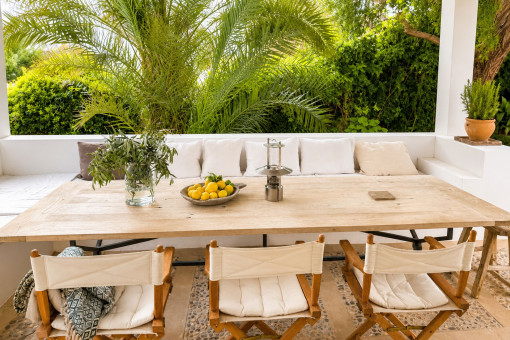 Zona exterior de comedor