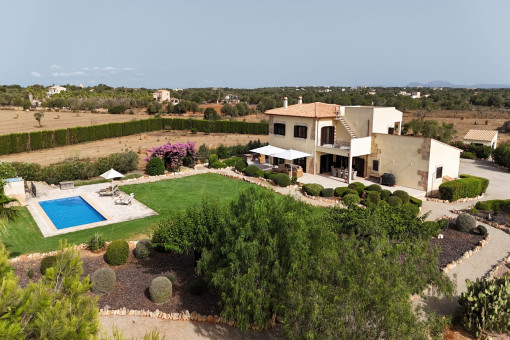 Vista de la finca