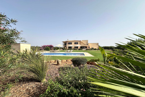 Vista de la finca