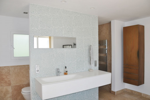 Baño moderno con ducha
