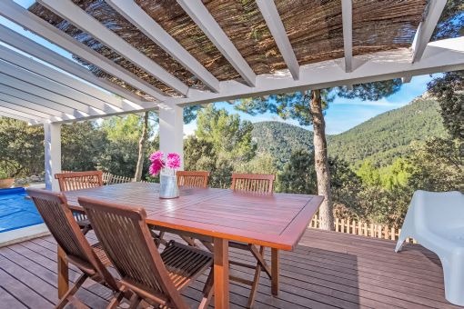 Terraza cubierta