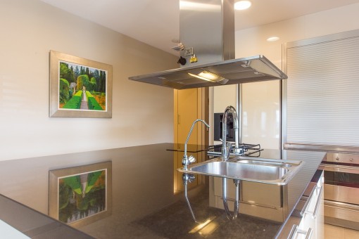 Magnífica casa de estilo minimalista con piscina, jardín y orientación