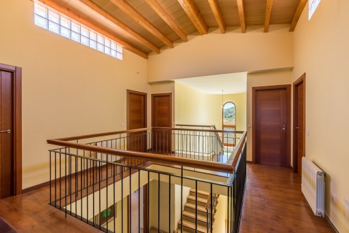 Galería en la planta arriba