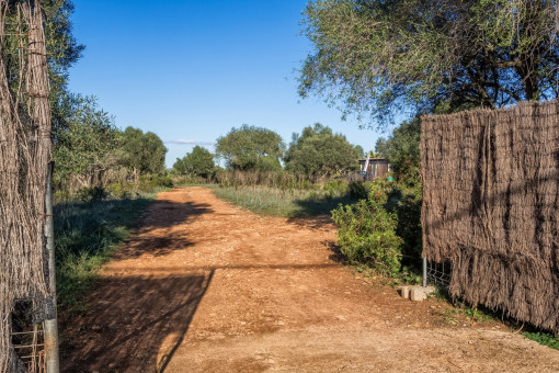 Entrada al solar