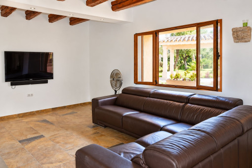Espaciosa sala de estar