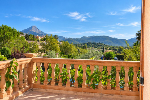 Maravillosas vistas al paisaje desde la terraza